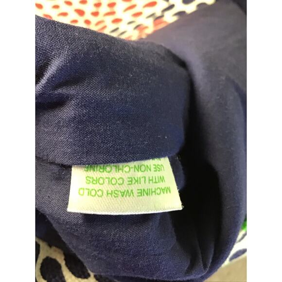 LILLY PULITZER Womens 10 Stephanie Shift Dress Open Call Ikat Leaf Caterpillers - Picture 7 of 12